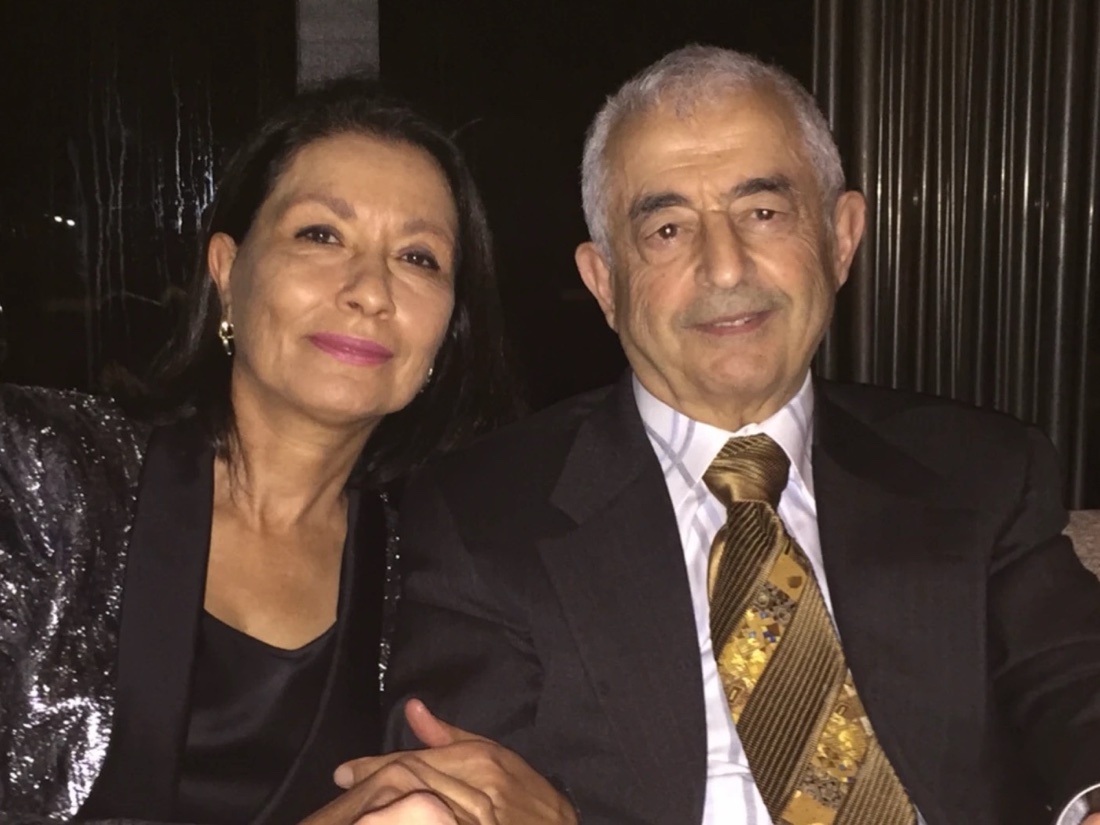 Zagloul Kadah with his wife